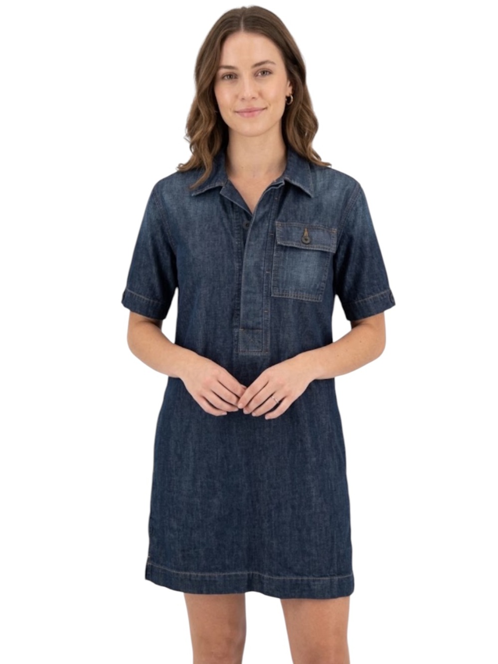 Polo Ralph Lauren Hannah Denim Tunic Shirt Dress 100% Cotton XS
R